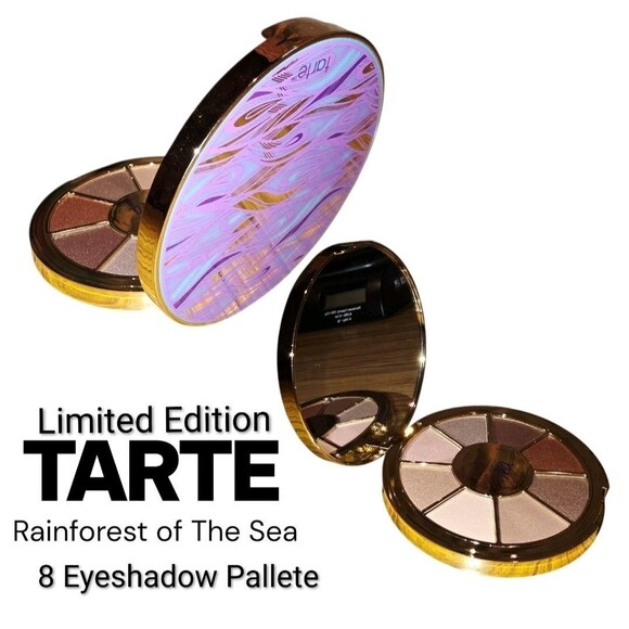 TARTE RAINFOREST OF THE SEA Limited Edition Eyeshadow Pallete Full Sz 8 Shades - Picture 12 of 12